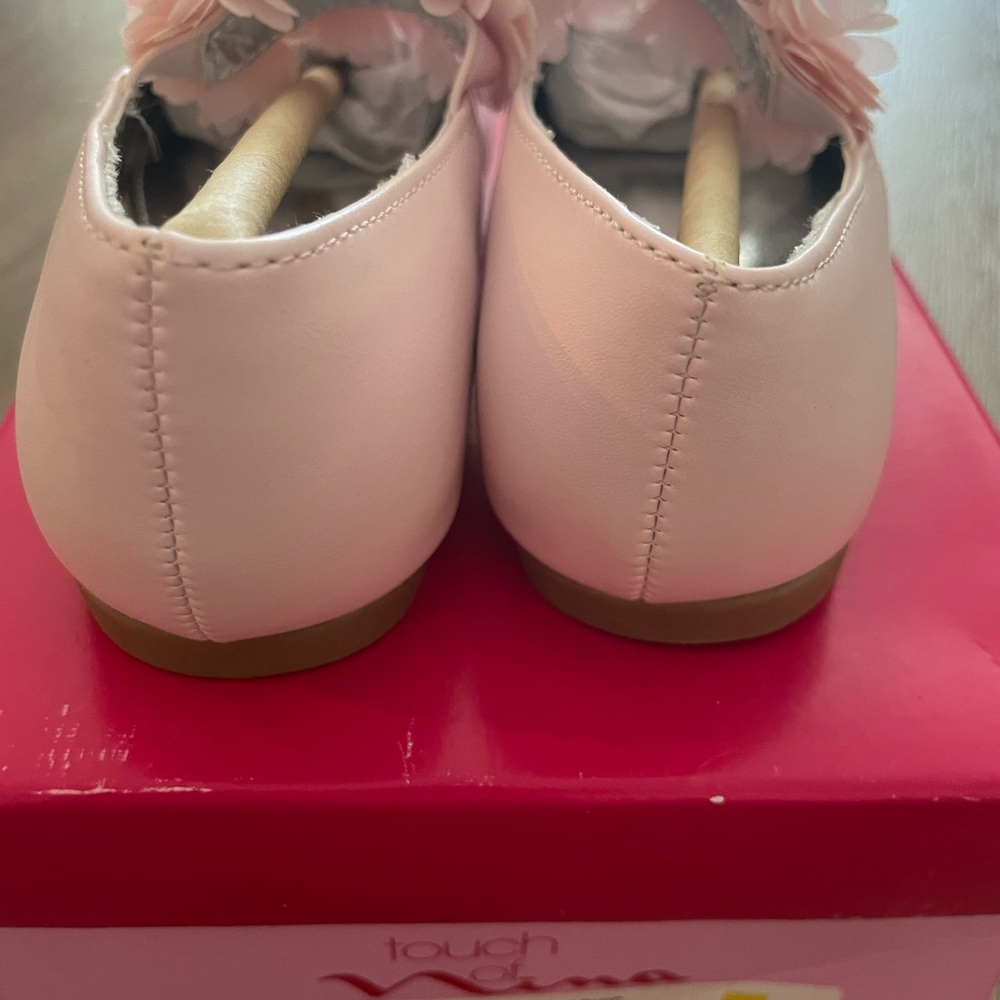 Touch Of Nina Toddler Girl Formal Floral Shoes - Pink size 8 NWT - Picture 5 of 5